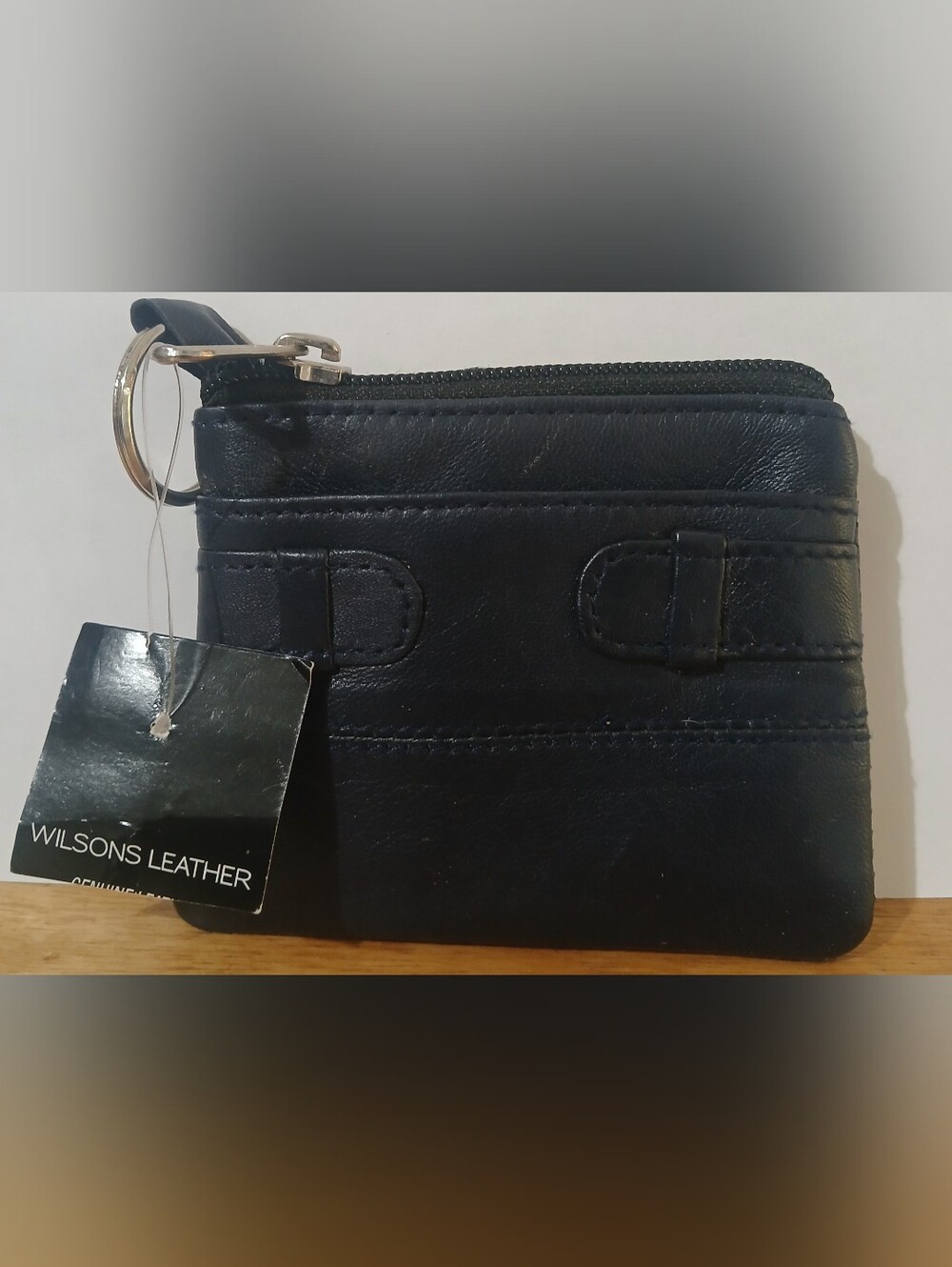 NWT Wilsons Leather Keyring Coin Pouch